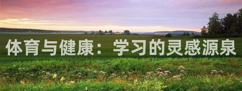 3377体育平台：体育与健康：学习的灵感源泉